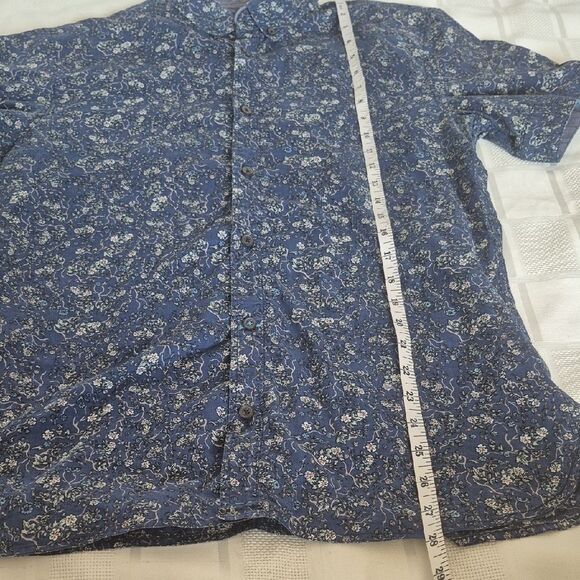 Buffalo David Bitton Navy Floral Button Down Shirt - Picture 12 of 16
